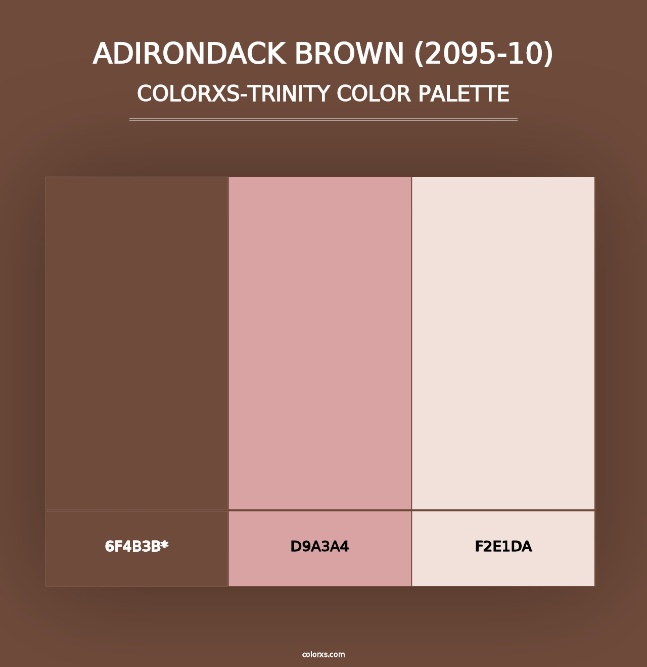 Adirondack Brown (2095-10) - Colorxs Trinity Palette