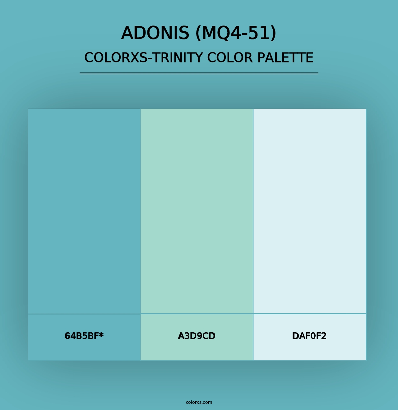 Adonis (MQ4-51) - Colorxs Trinity Palette