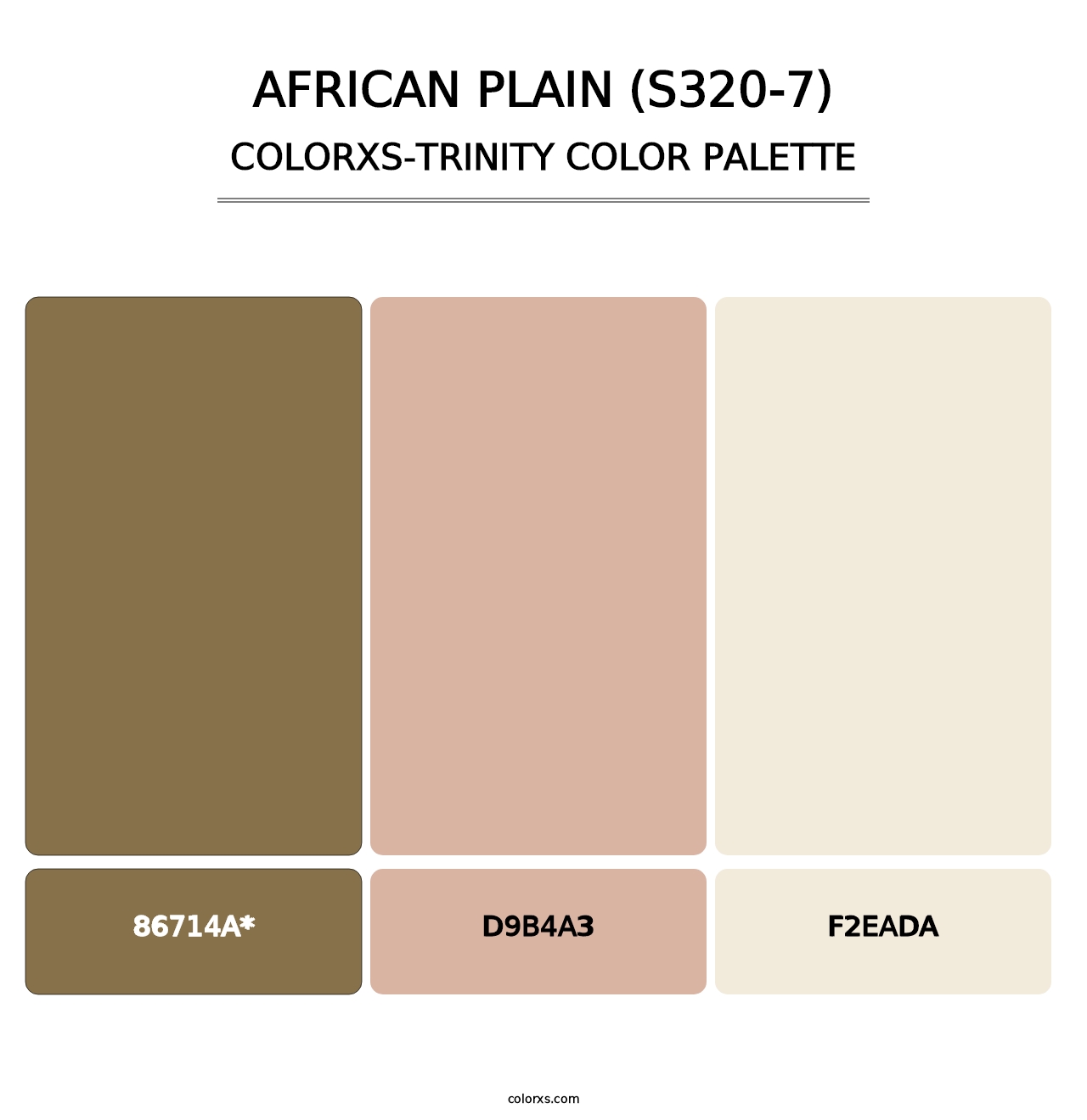 African Plain (S320-7) - Colorxs Trinity Palette