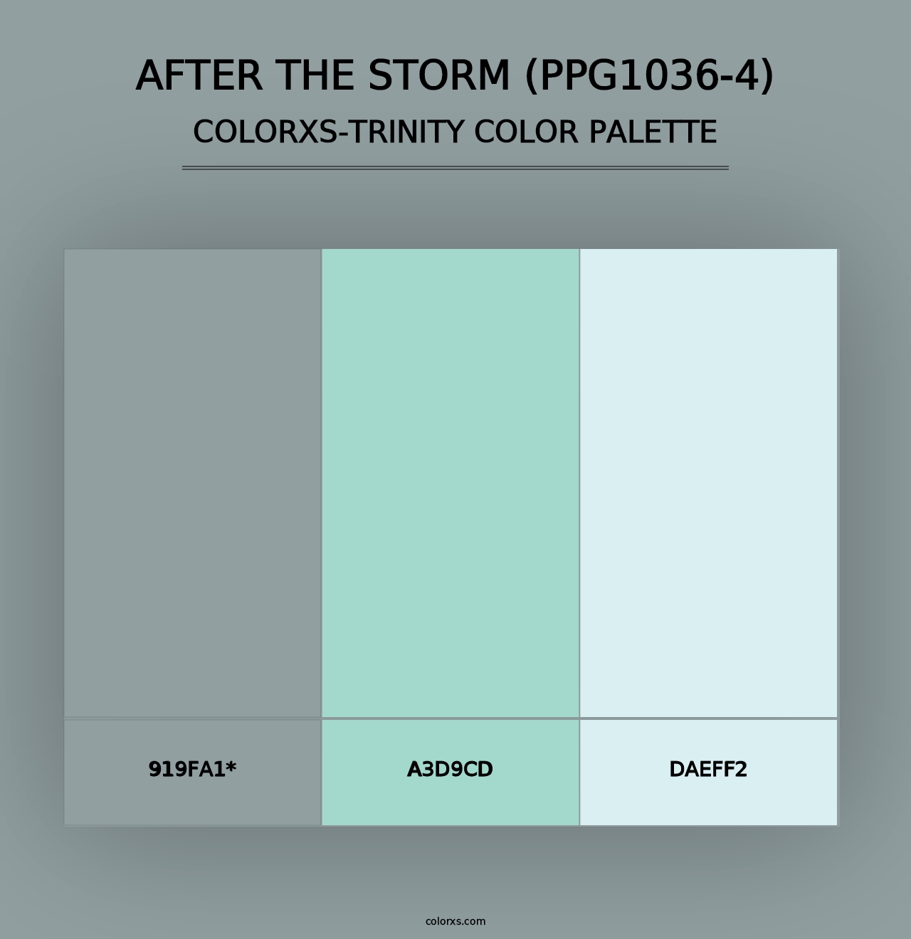 After The Storm (PPG1036-4) - Colorxs Trinity Palette