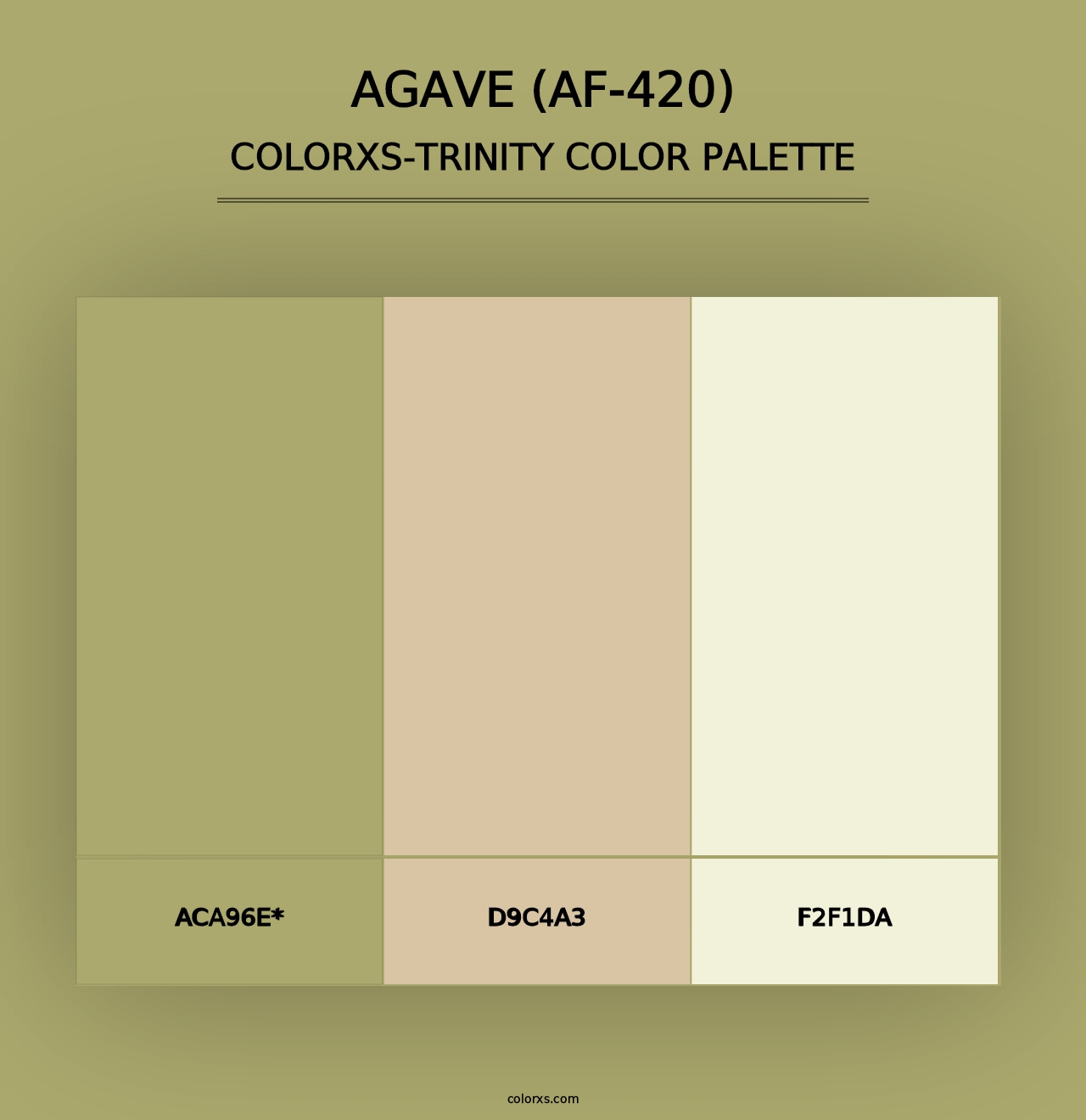 Agave (AF-420) - Colorxs Trinity Palette