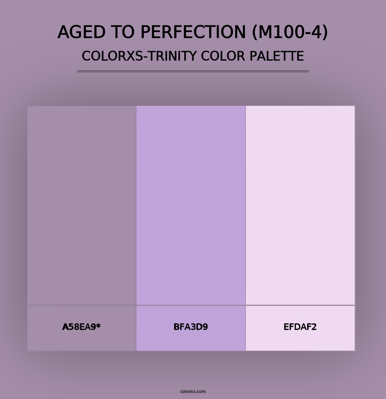 Aged To Perfection (M100-4) - Colorxs Trinity Palette