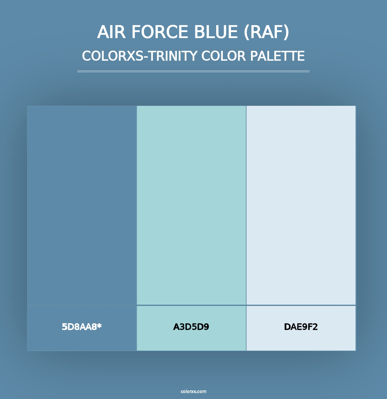 Air Force Blue (RAF) - Colorxs Trinity Palette