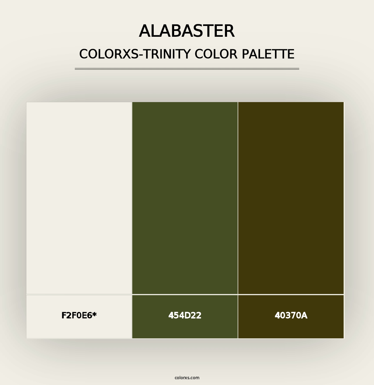 Alabaster - Colorxs Trinity Palette