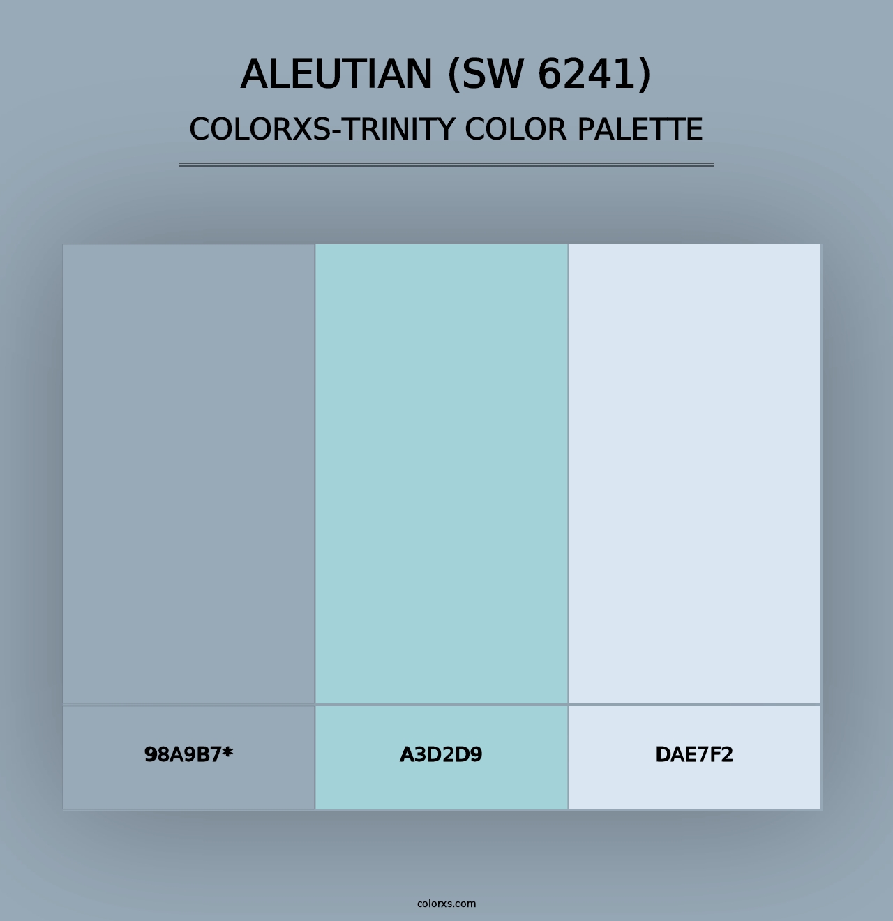 Aleutian (SW 6241) - Colorxs Trinity Palette