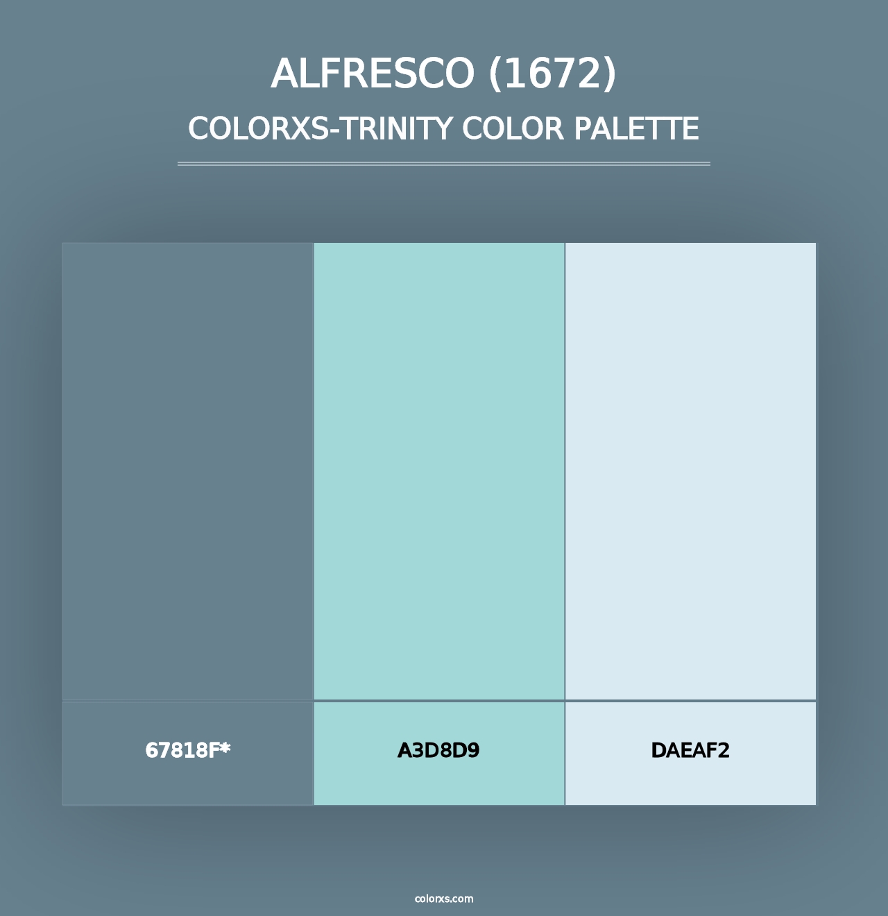 Alfresco (1672) - Colorxs Trinity Palette