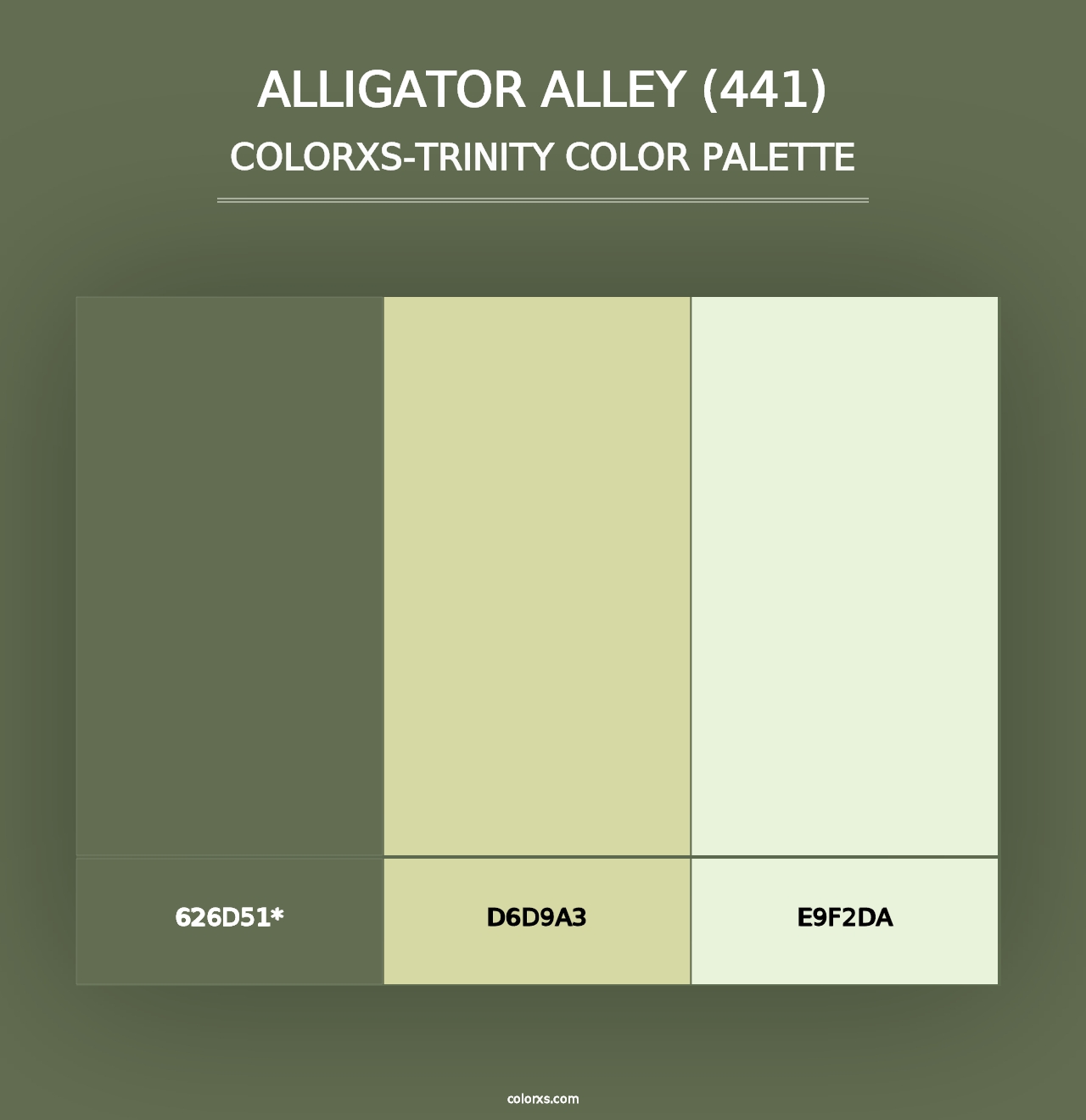 Alligator Alley (441) - Colorxs Trinity Palette