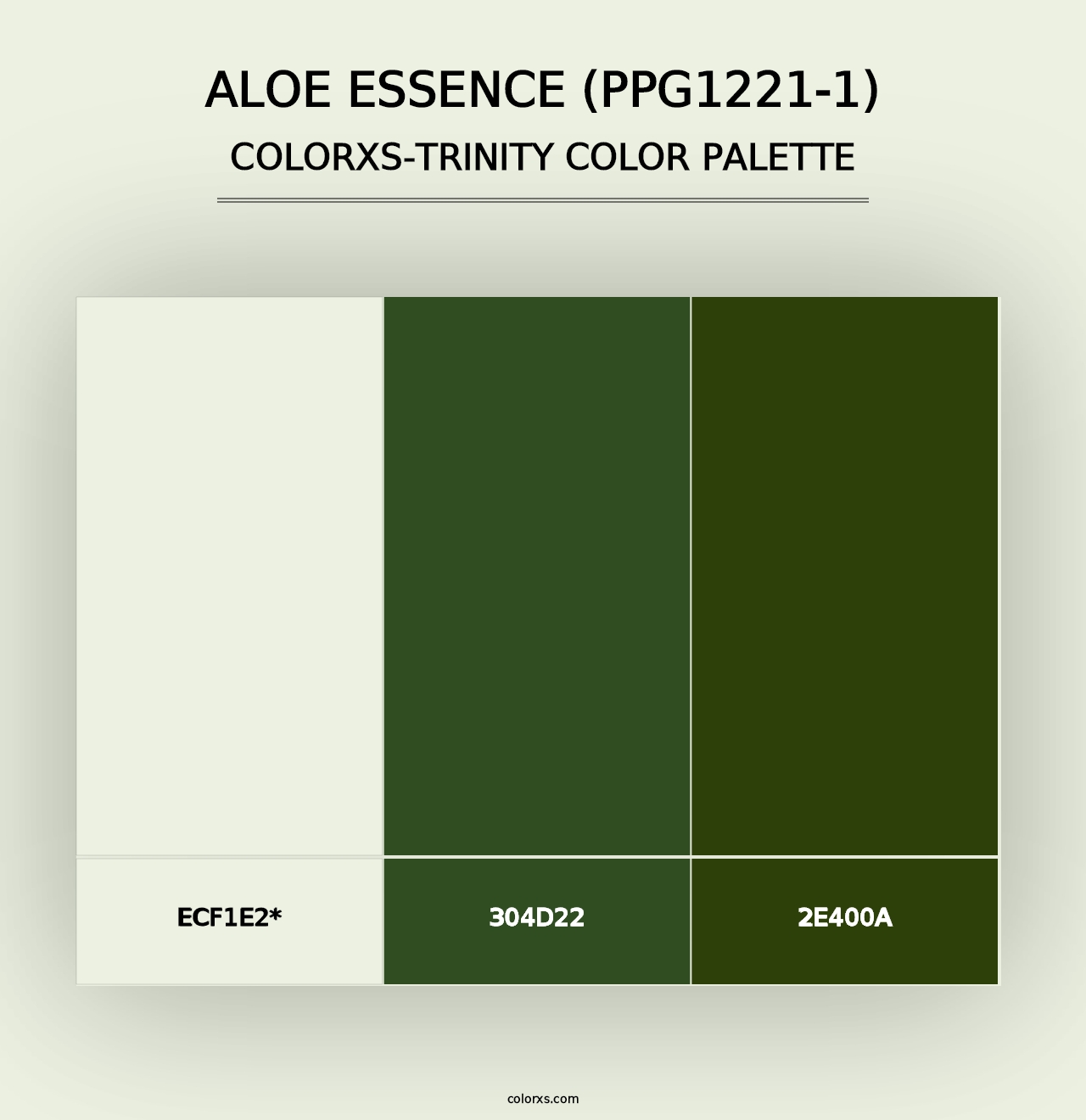 Aloe Essence (PPG1221-1) - Colorxs Trinity Palette