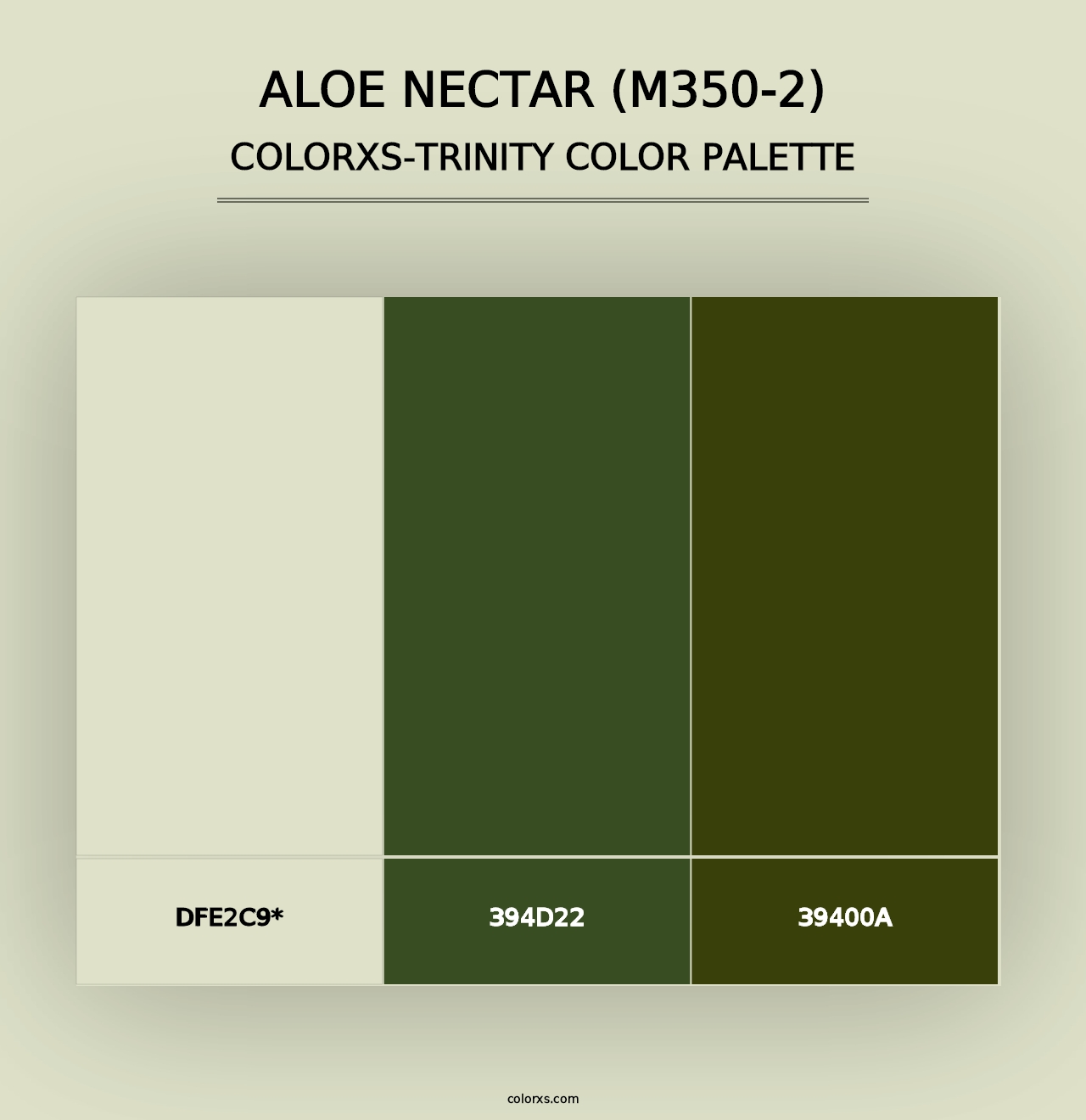 Aloe Nectar (M350-2) - Colorxs Trinity Palette