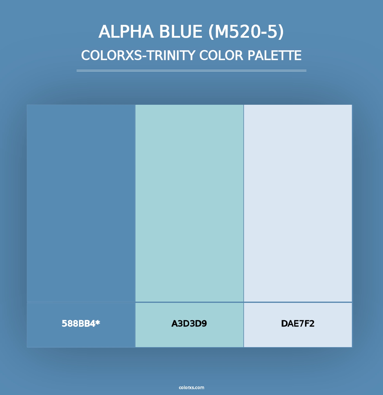 Alpha Blue (M520-5) - Colorxs Trinity Palette