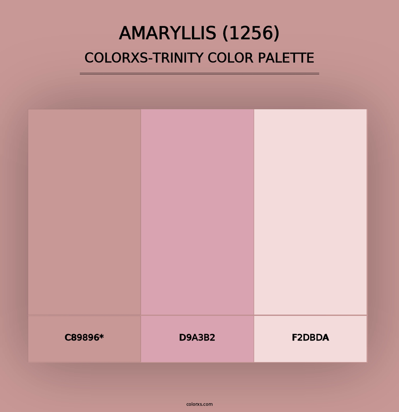 Amaryllis (1256) - Colorxs Trinity Palette