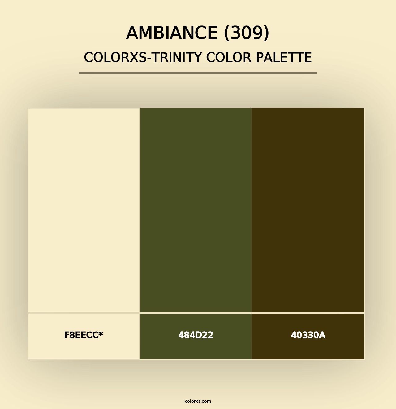 Ambiance (309) - Colorxs Trinity Palette