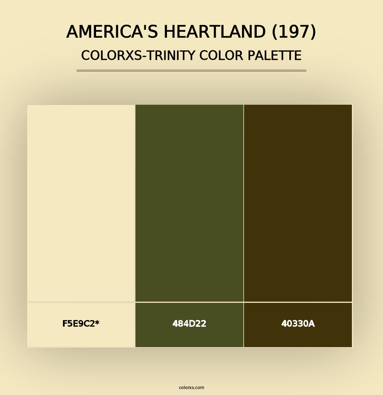 America's Heartland (197) - Colorxs Trinity Palette