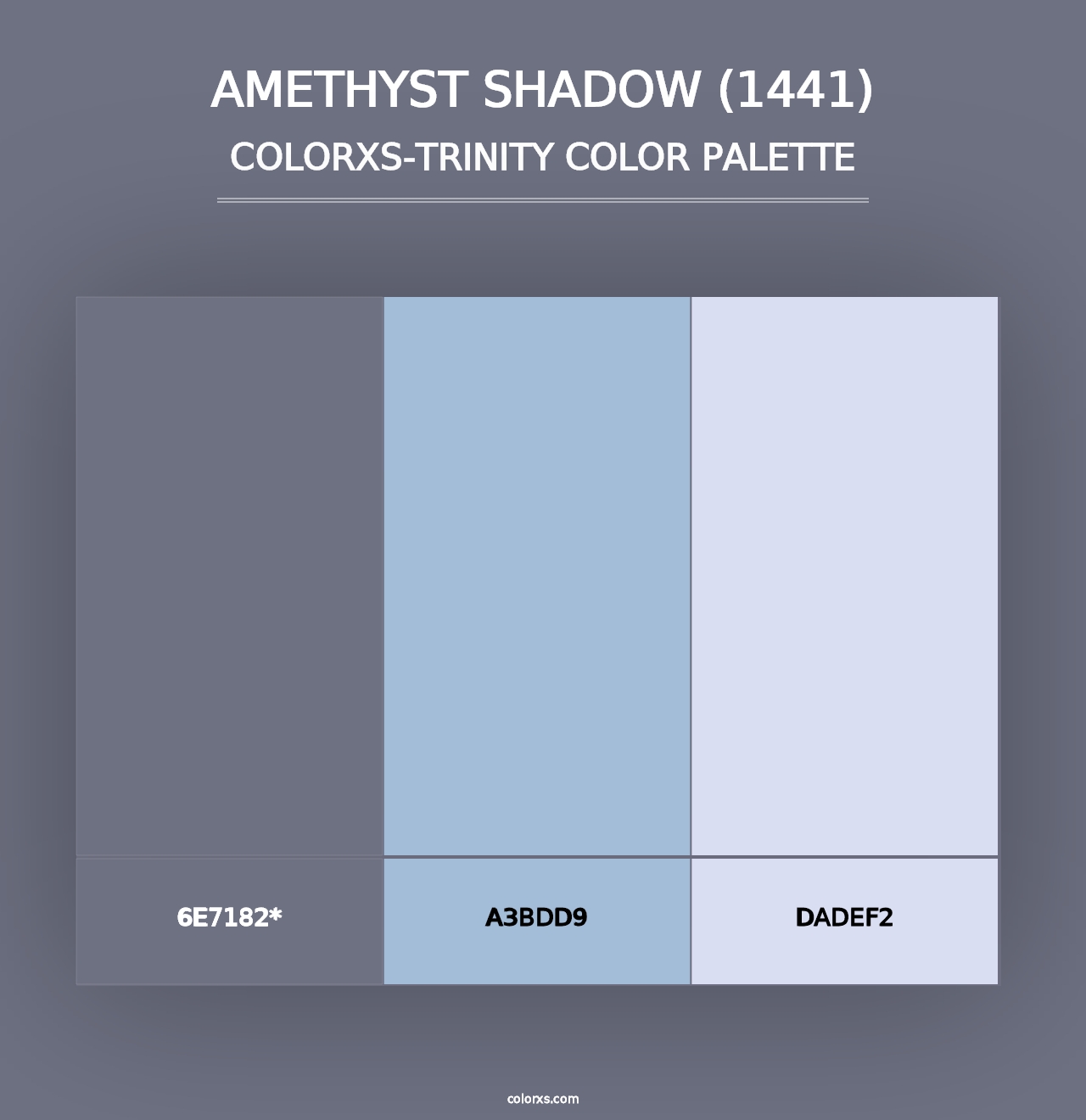 Amethyst Shadow (1441) - Colorxs Trinity Palette