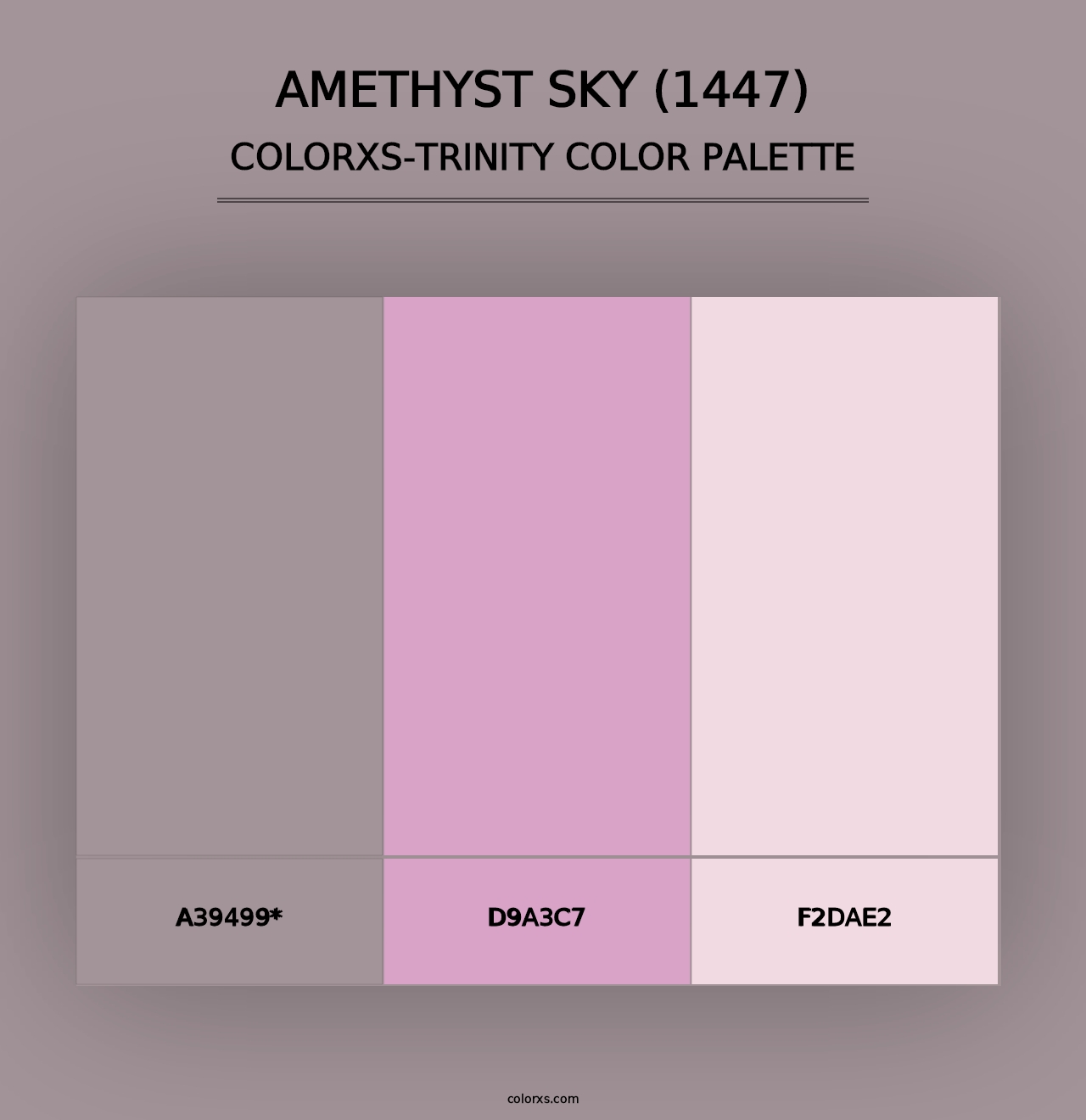 Amethyst Sky (1447) - Colorxs Trinity Palette