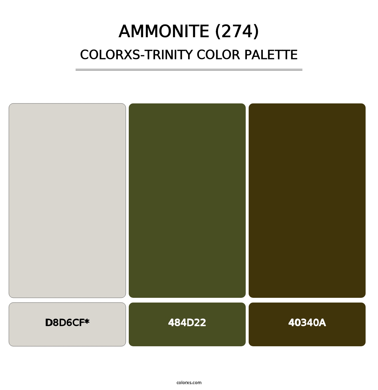 Ammonite (274) - Colorxs Trinity Palette