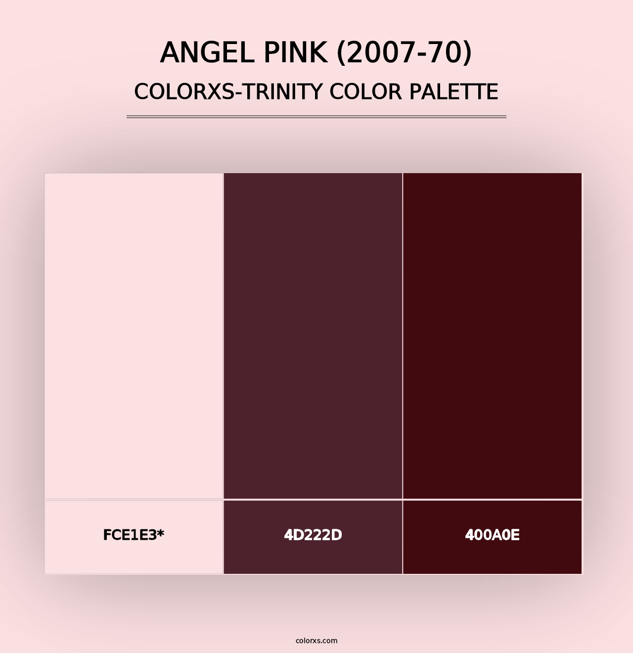 Angel Pink (2007-70) - Colorxs Trinity Palette