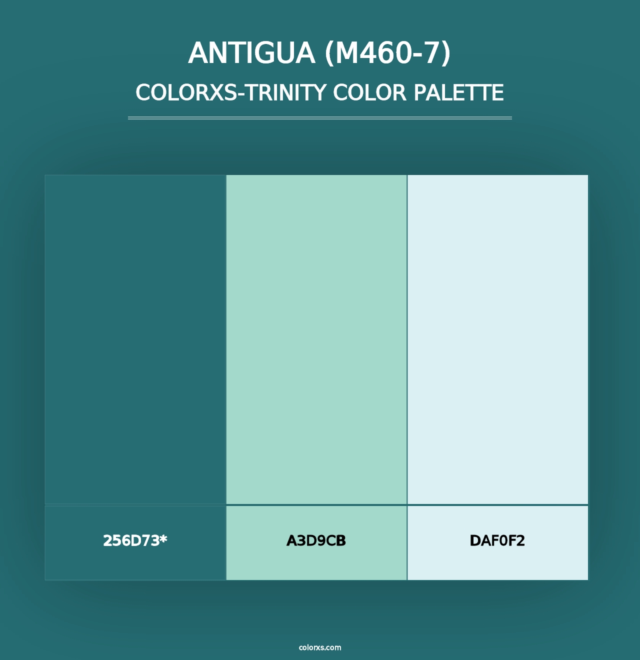 Antigua (M460-7) - Colorxs Trinity Palette