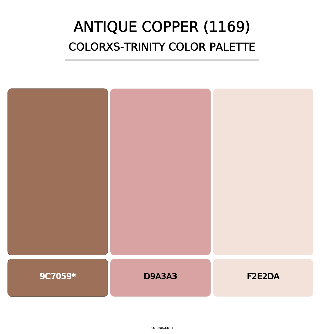 Antique Copper (1169) - Colorxs Trinity Palette