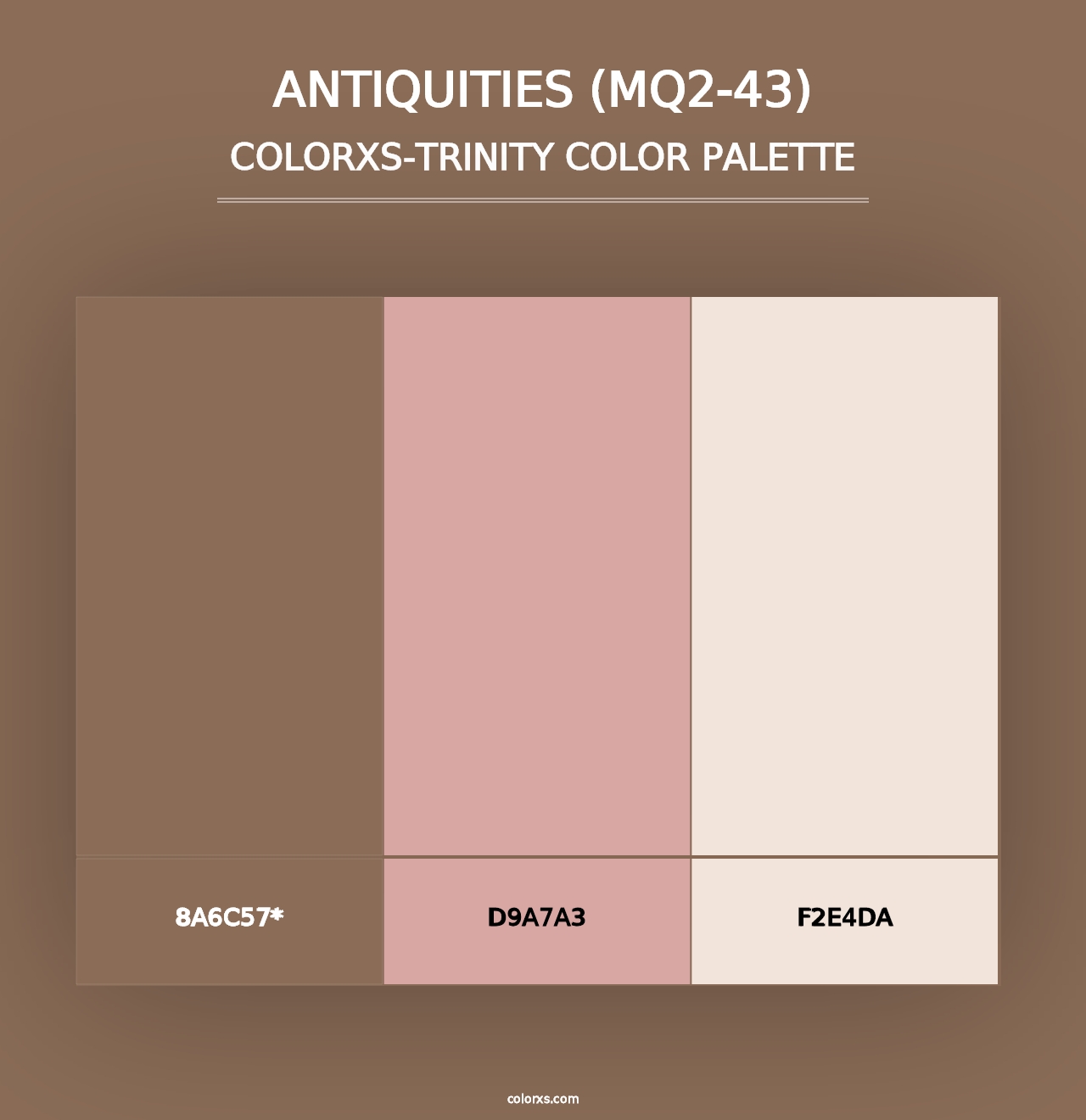 Antiquities (MQ2-43) - Colorxs Trinity Palette