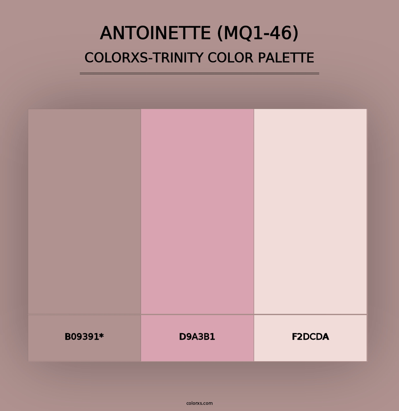 Antoinette (MQ1-46) - Colorxs Trinity Palette