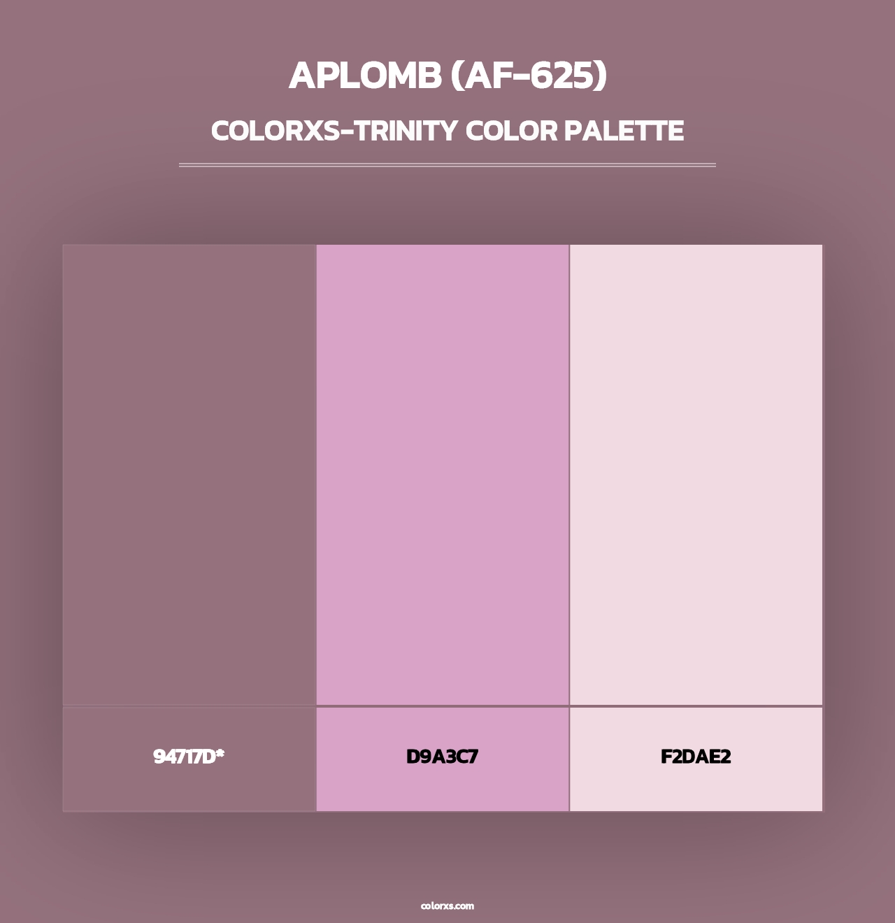 Aplomb (AF-625) - Colorxs Trinity Palette