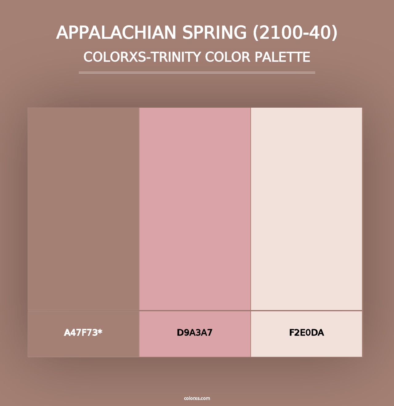 Appalachian Spring (2100-40) - Colorxs Trinity Palette