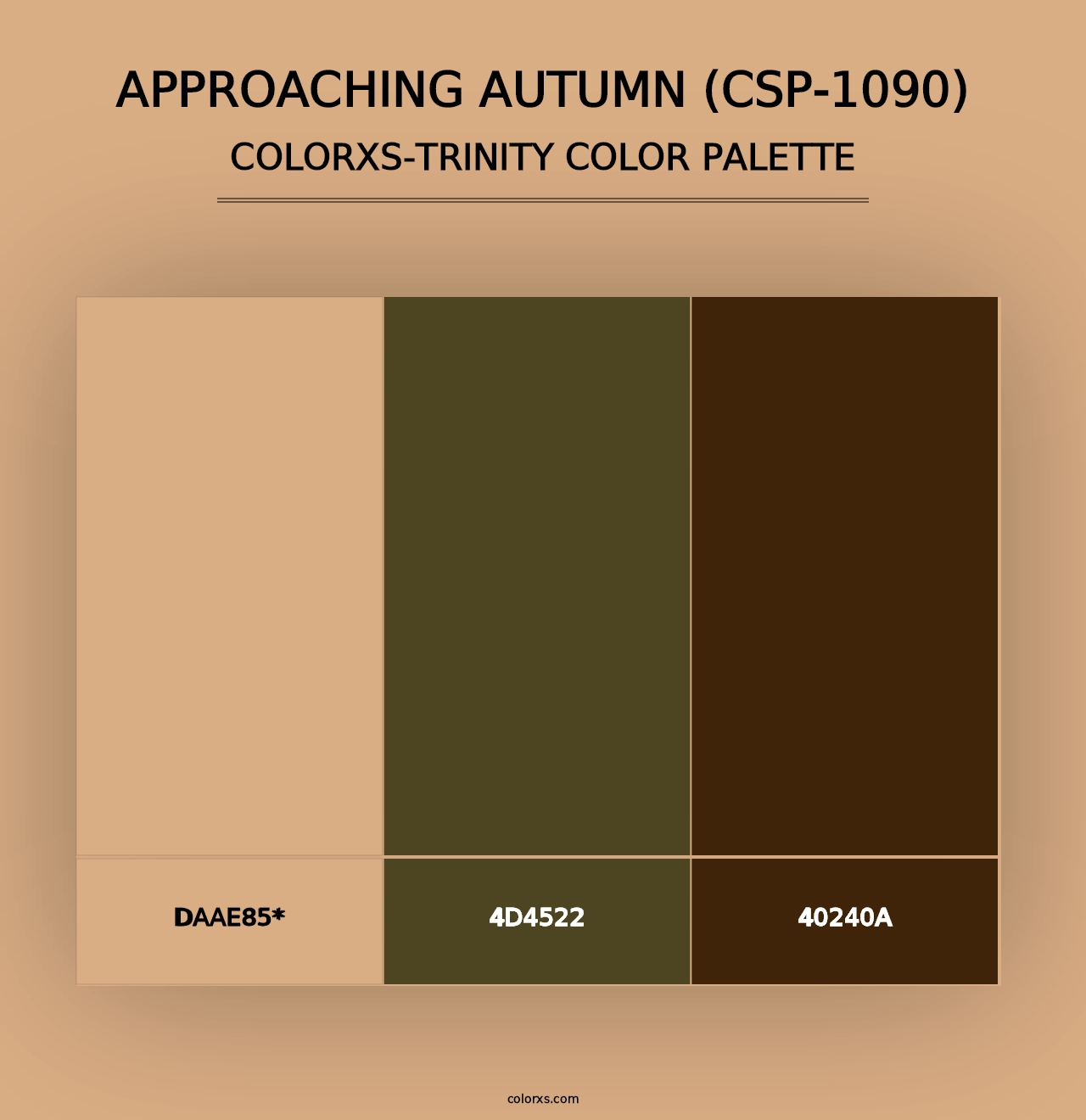 Approaching Autumn (CSP-1090) - Colorxs Trinity Palette