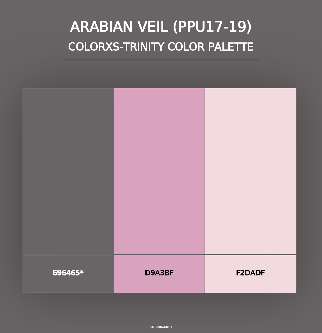 Arabian Veil (PPU17-19) - Colorxs Trinity Palette