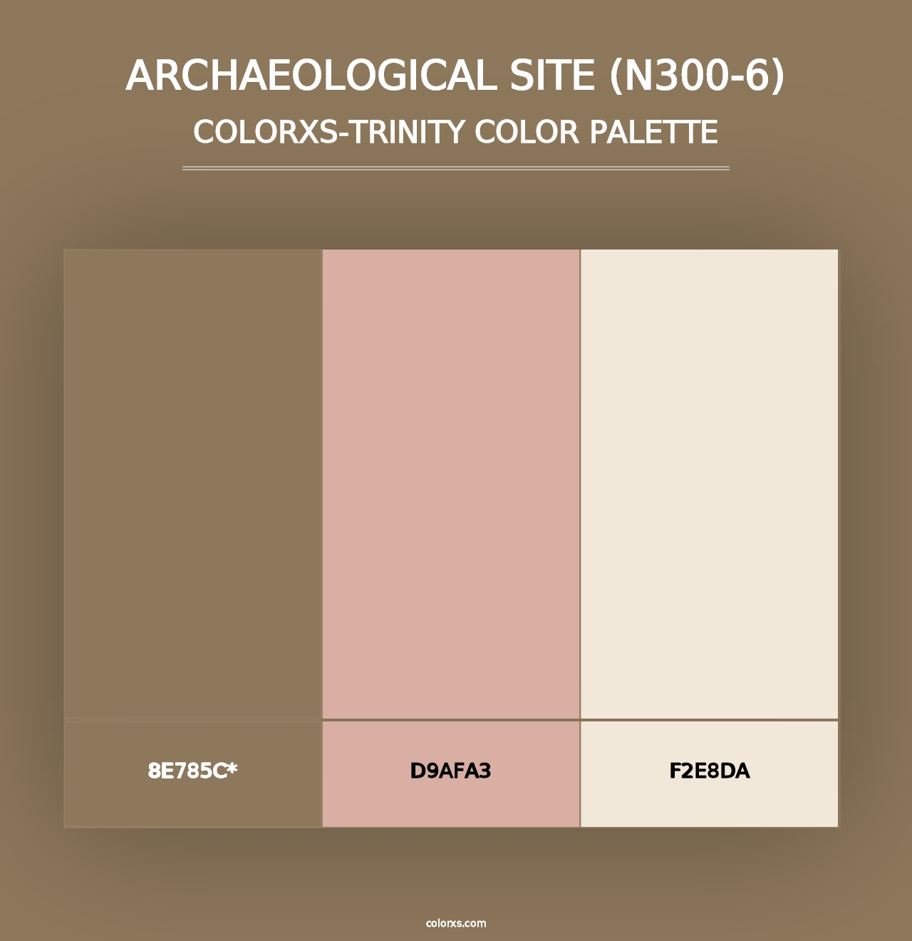 Archaeological Site (N300-6) - Colorxs Trinity Palette