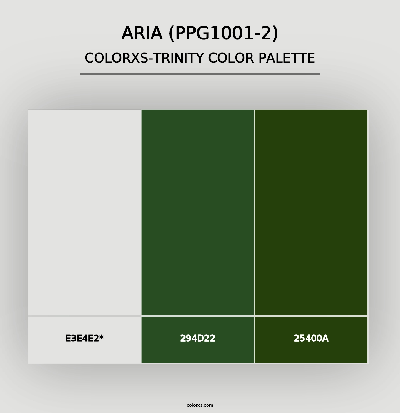 Aria (PPG1001-2) - Colorxs Trinity Palette