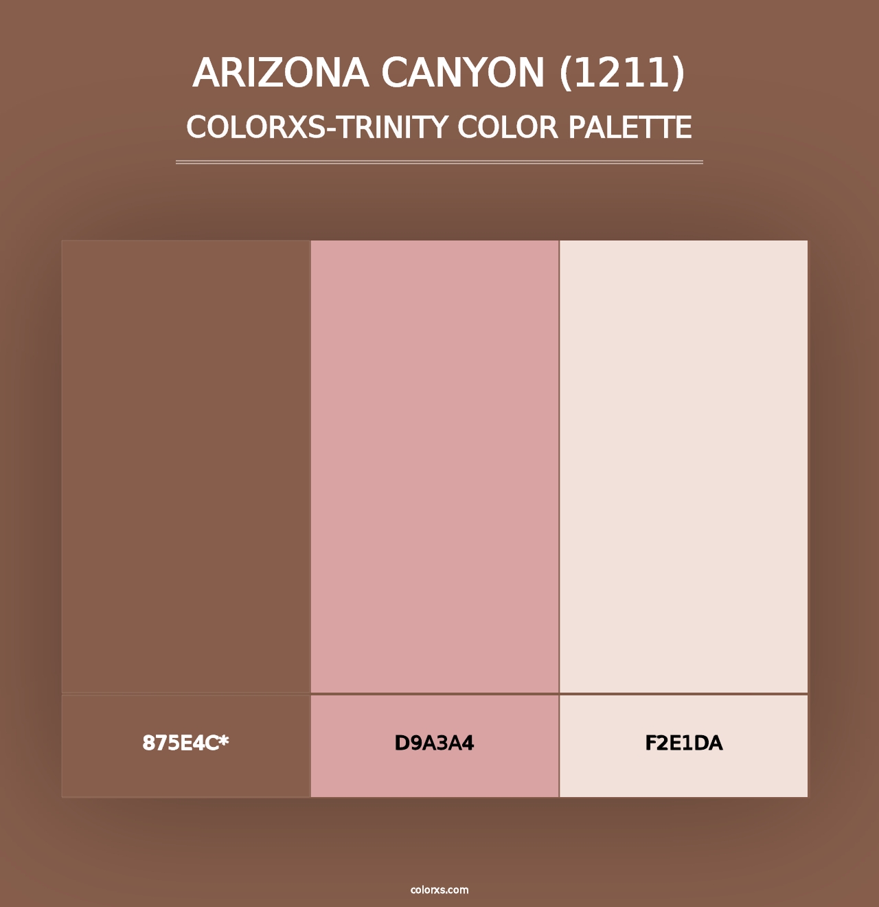 Arizona Canyon (1211) - Colorxs Trinity Palette