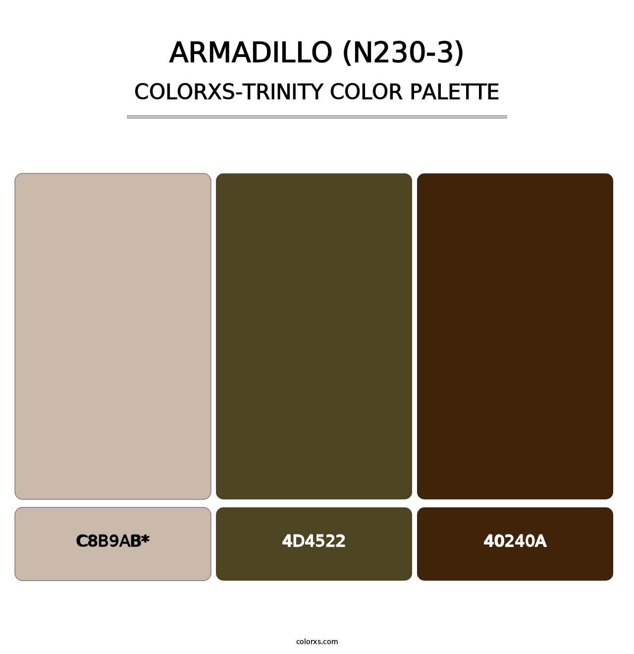 Armadillo (N230-3) - Colorxs Trinity Palette