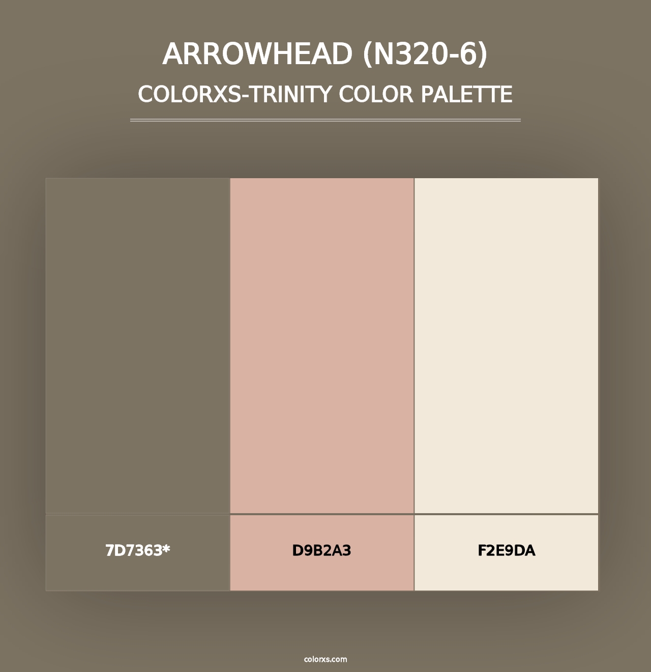 Arrowhead (N320-6) - Colorxs Trinity Palette