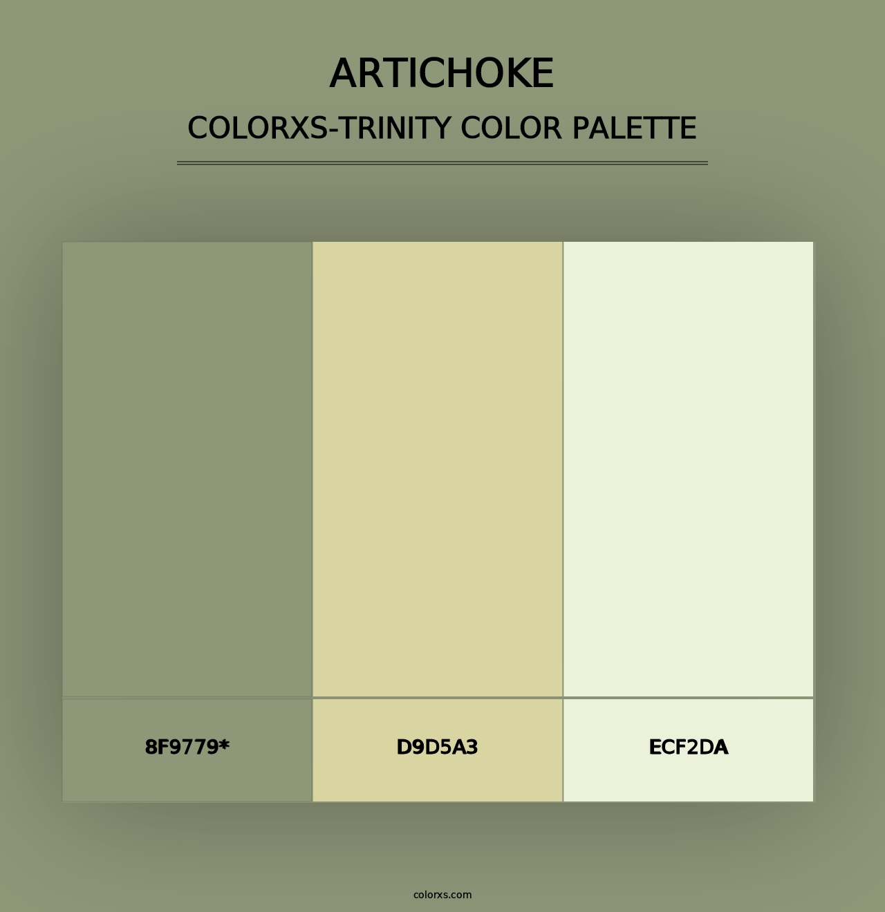 Artichoke - Colorxs Trinity Palette