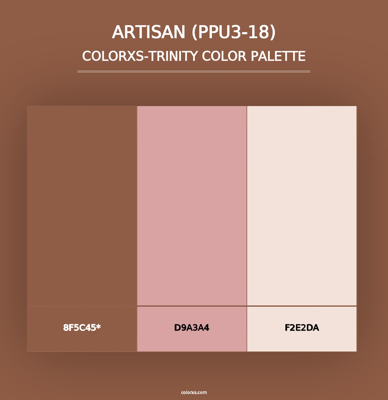 Artisan (PPU3-18) - Colorxs Trinity Palette