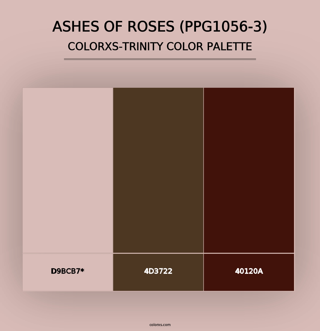 Ashes Of Roses (PPG1056-3) - Colorxs Trinity Palette