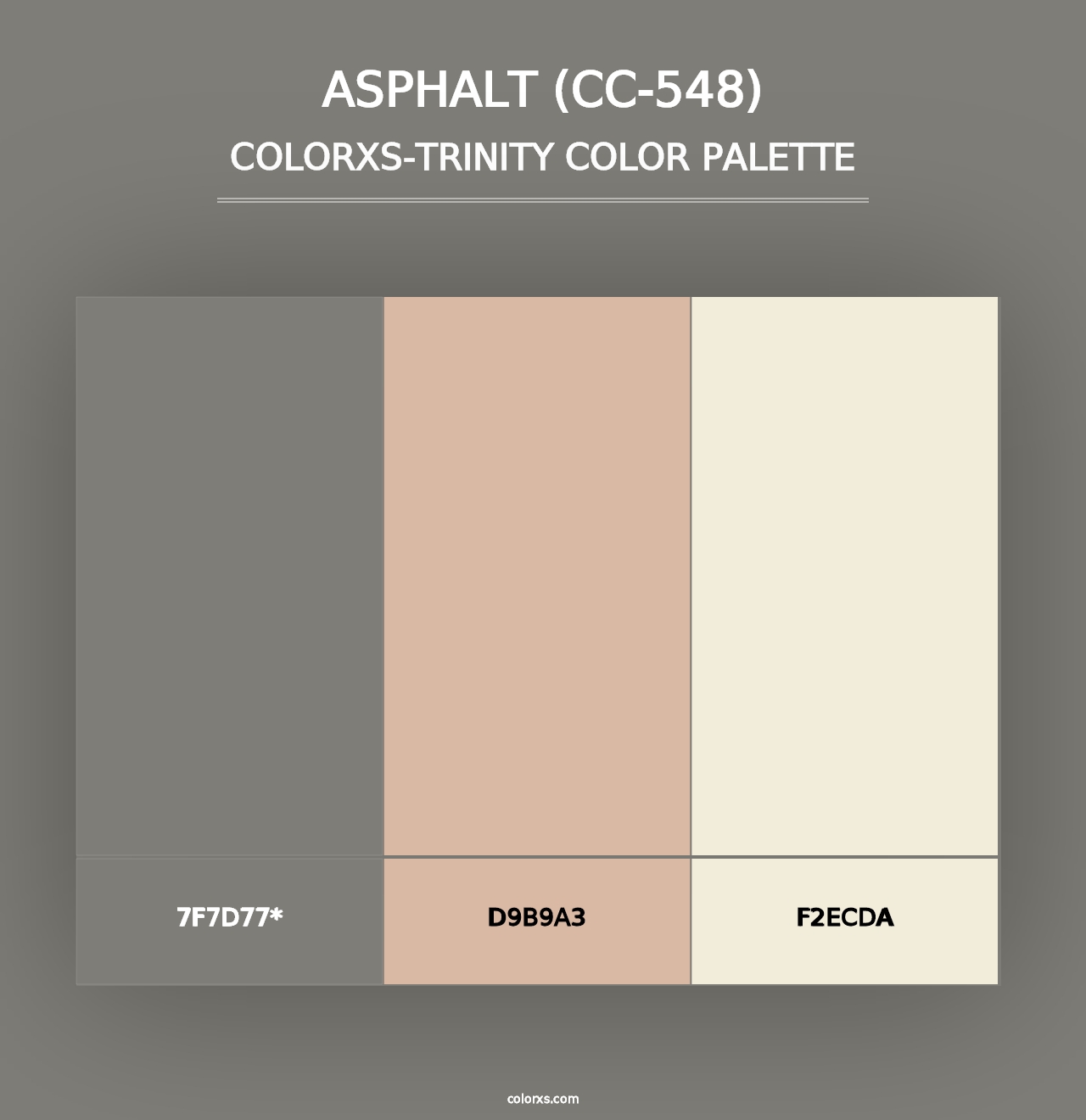 Asphalt (CC-548) - Colorxs Trinity Palette