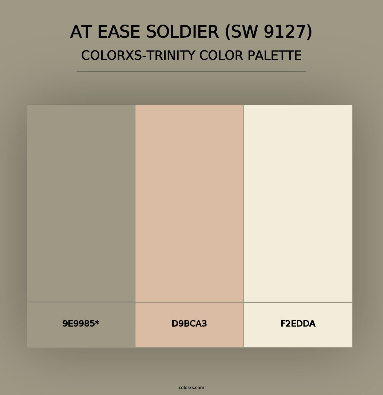 At Ease Soldier (SW 9127) - Colorxs Trinity Palette