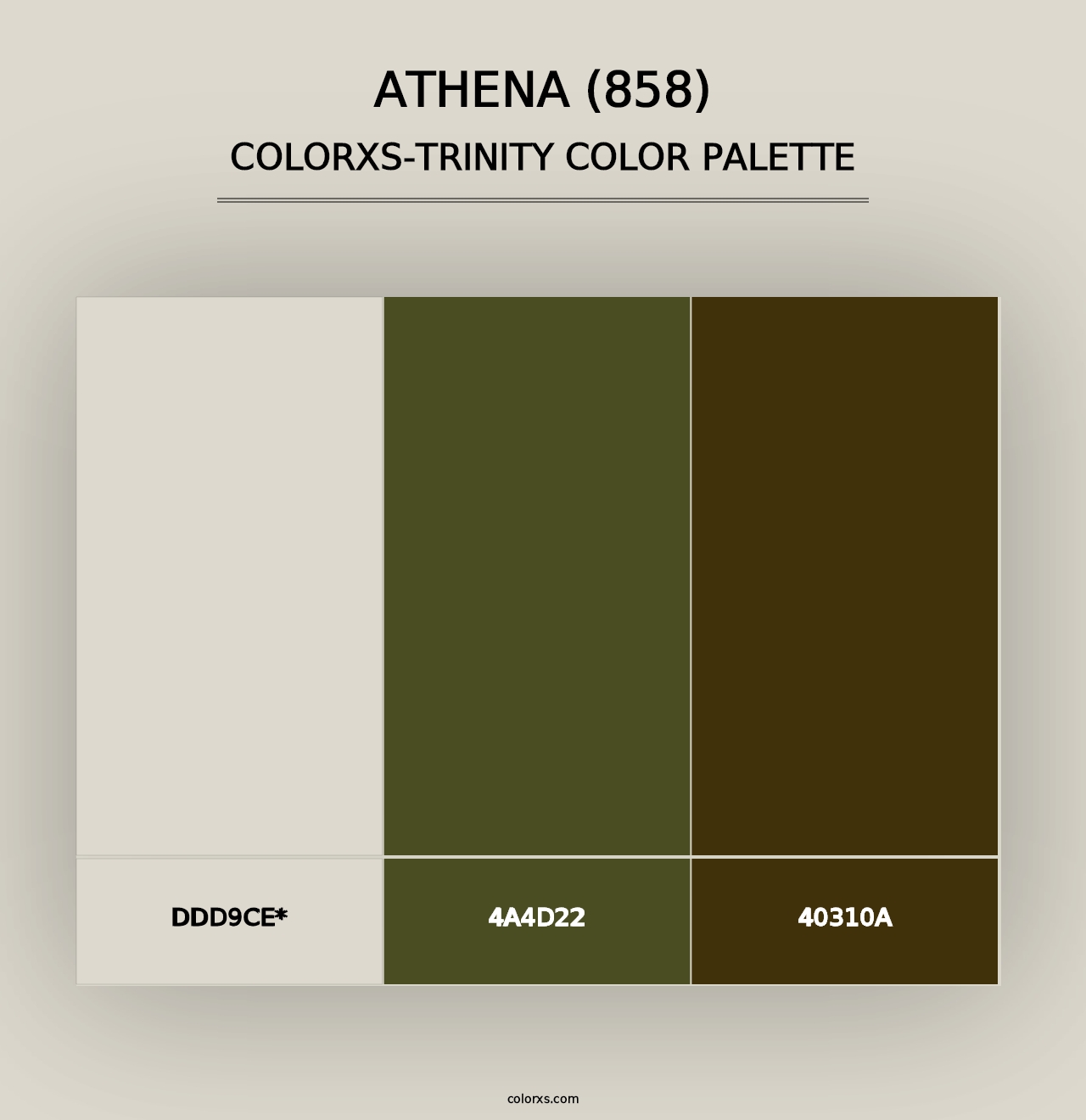 Athena (858) - Colorxs Trinity Palette