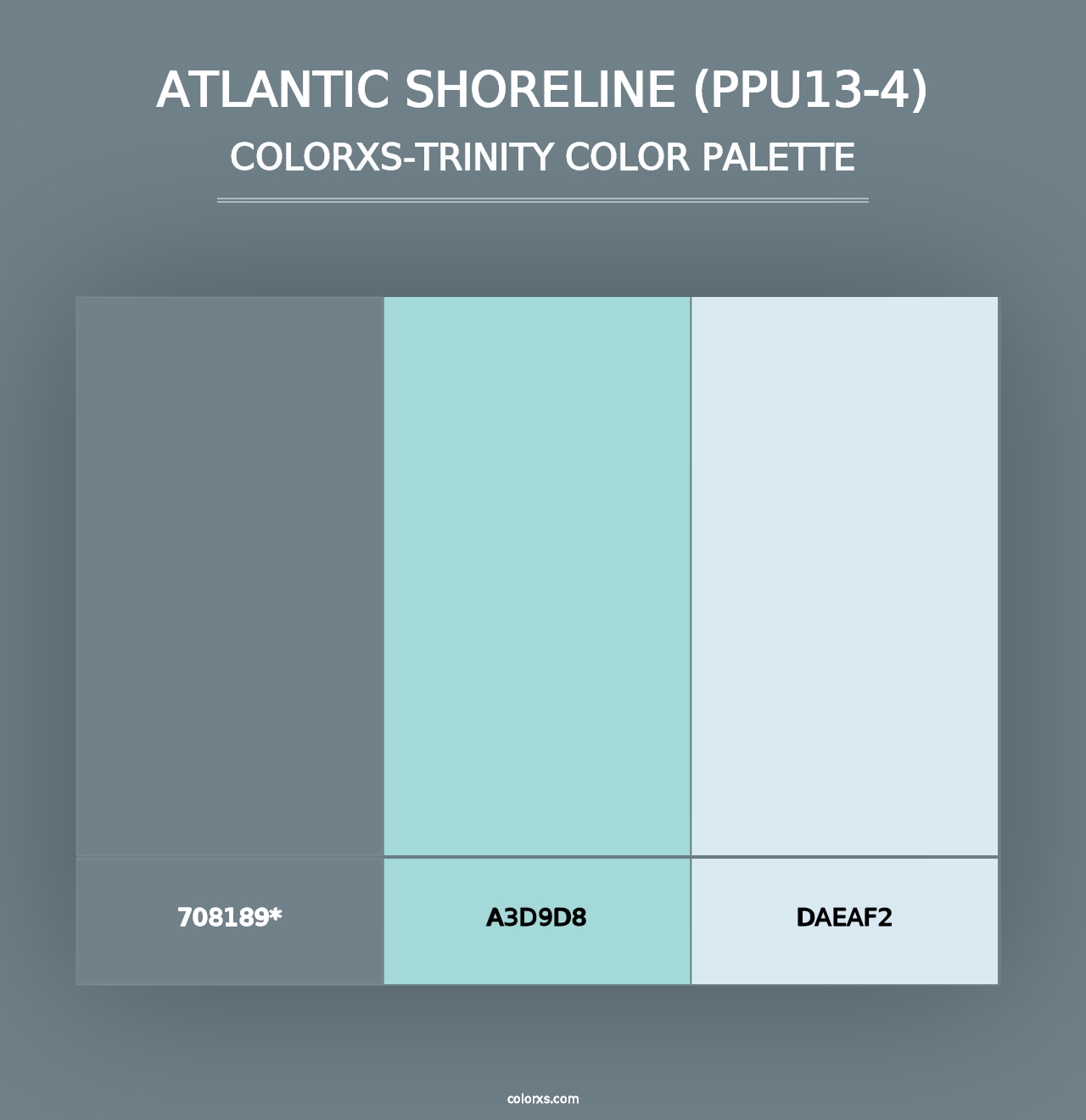 Atlantic Shoreline (PPU13-4) - Colorxs Trinity Palette