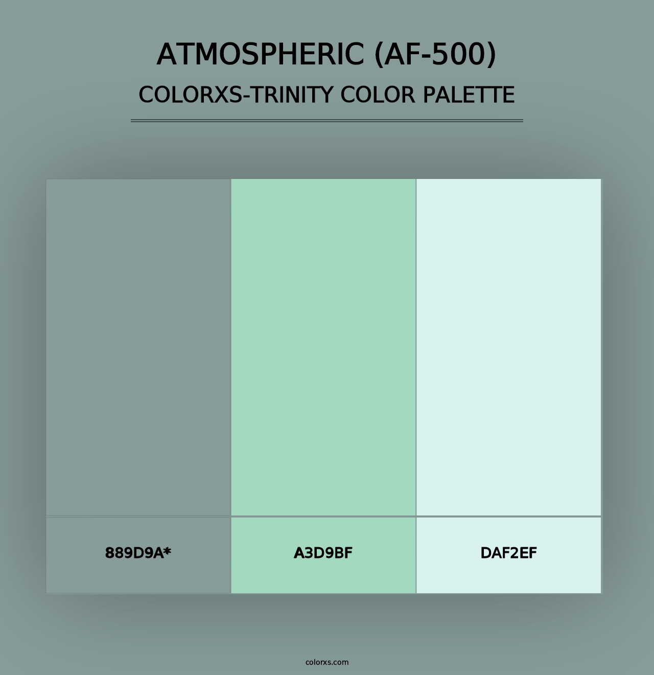 Atmospheric (AF-500) - Colorxs Trinity Palette