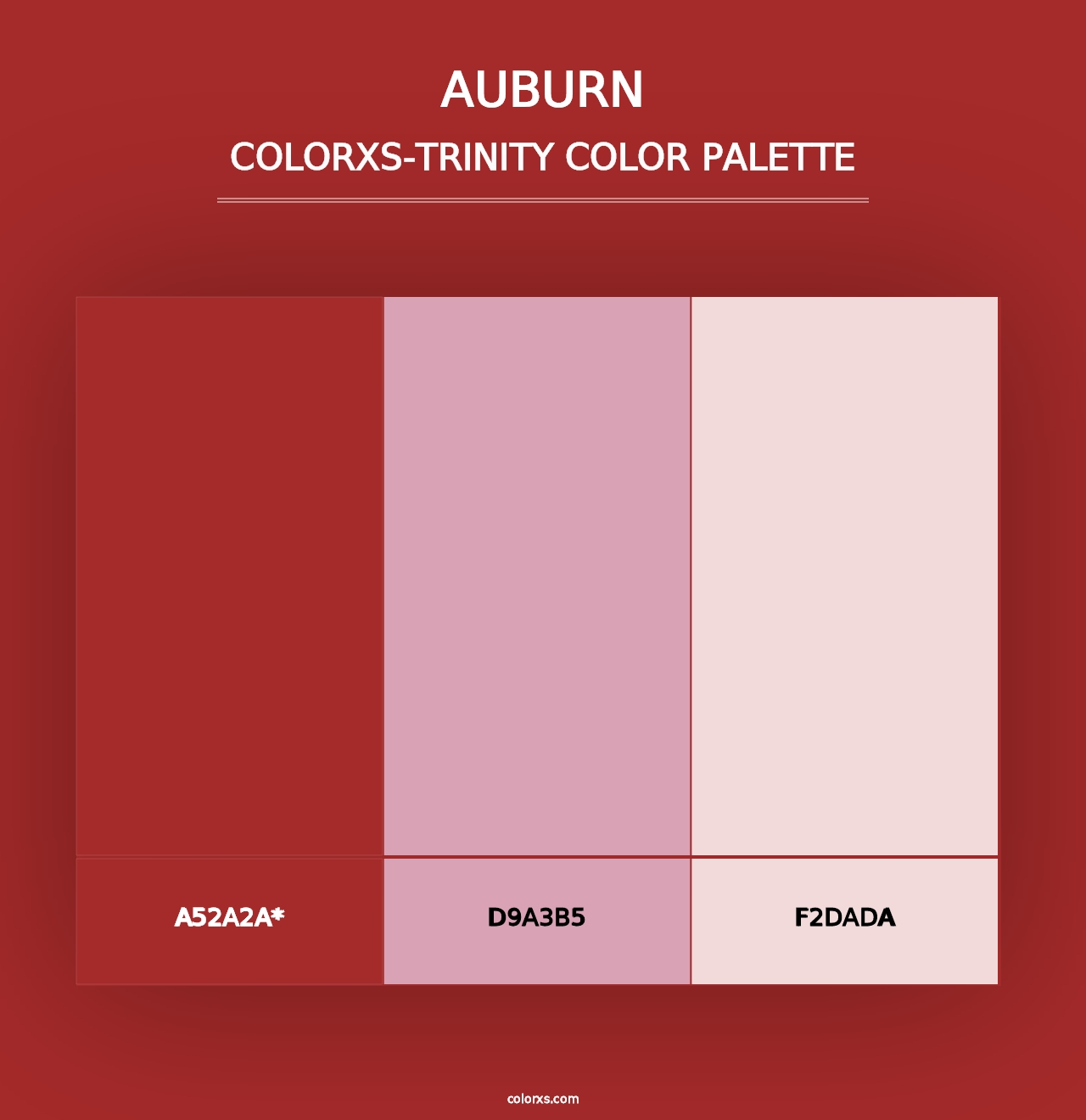 Auburn - Colorxs Trinity Palette