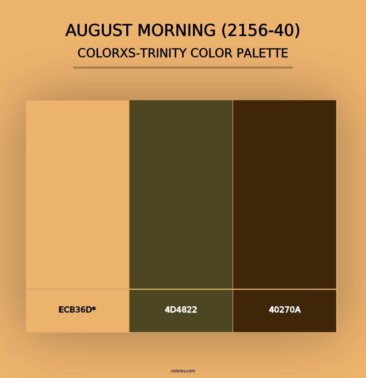 August Morning (2156-40) - Colorxs Trinity Palette