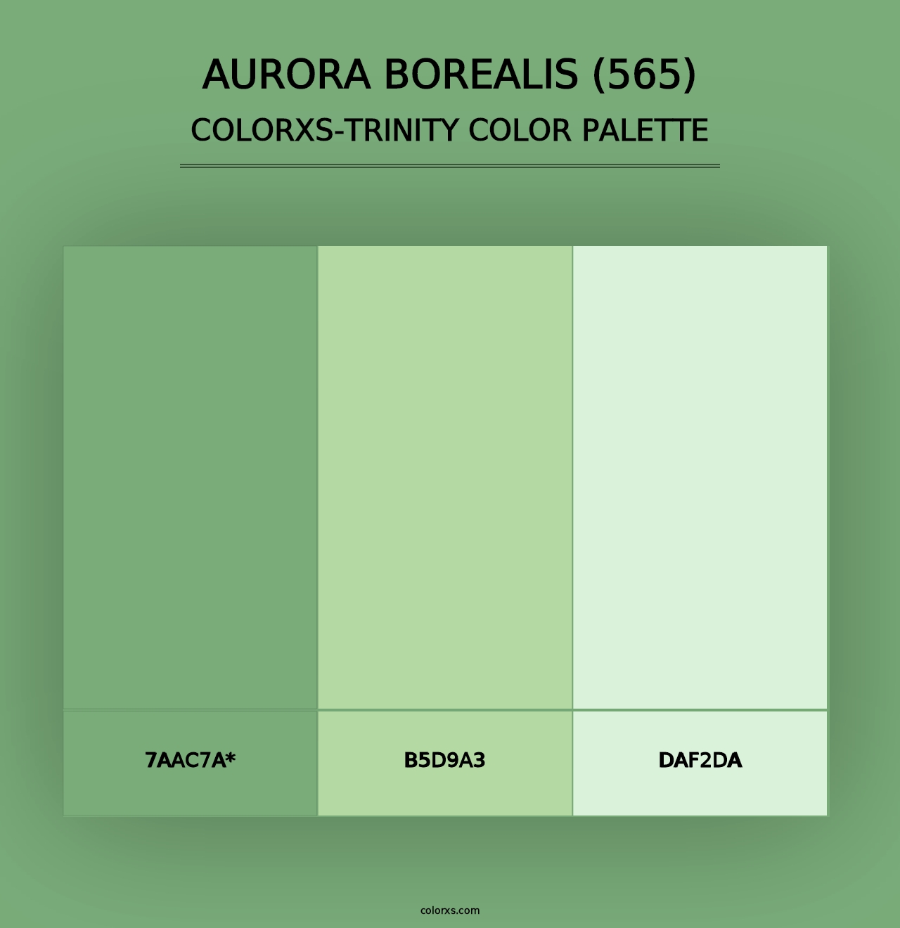 Aurora Borealis (565) - Colorxs Trinity Palette