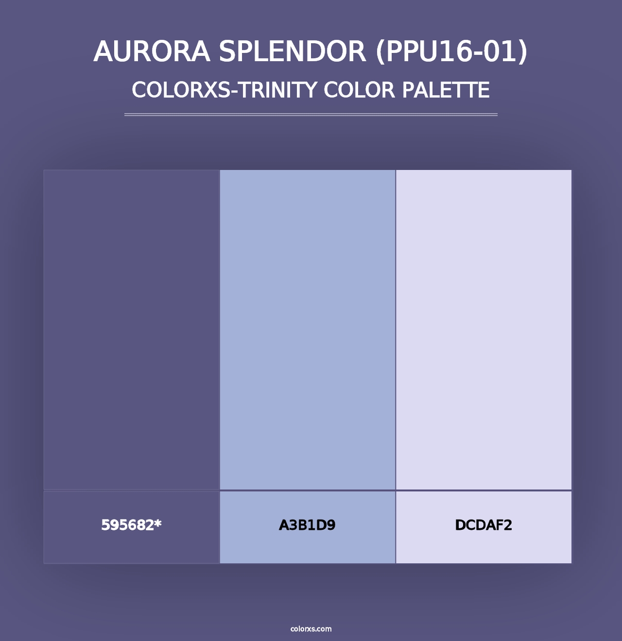 Aurora Splendor (PPU16-01) - Colorxs Trinity Palette