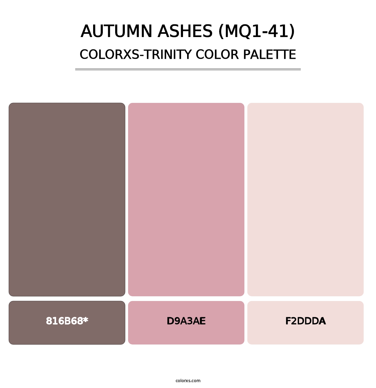 Autumn Ashes (MQ1-41) - Colorxs Trinity Palette