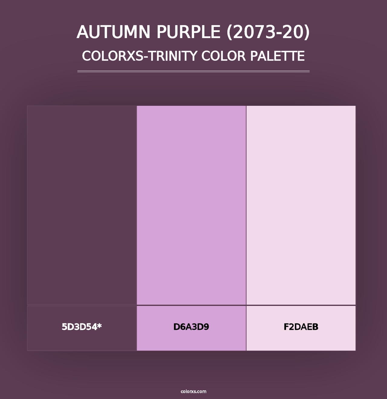 Autumn Purple (2073-20) - Colorxs Trinity Palette