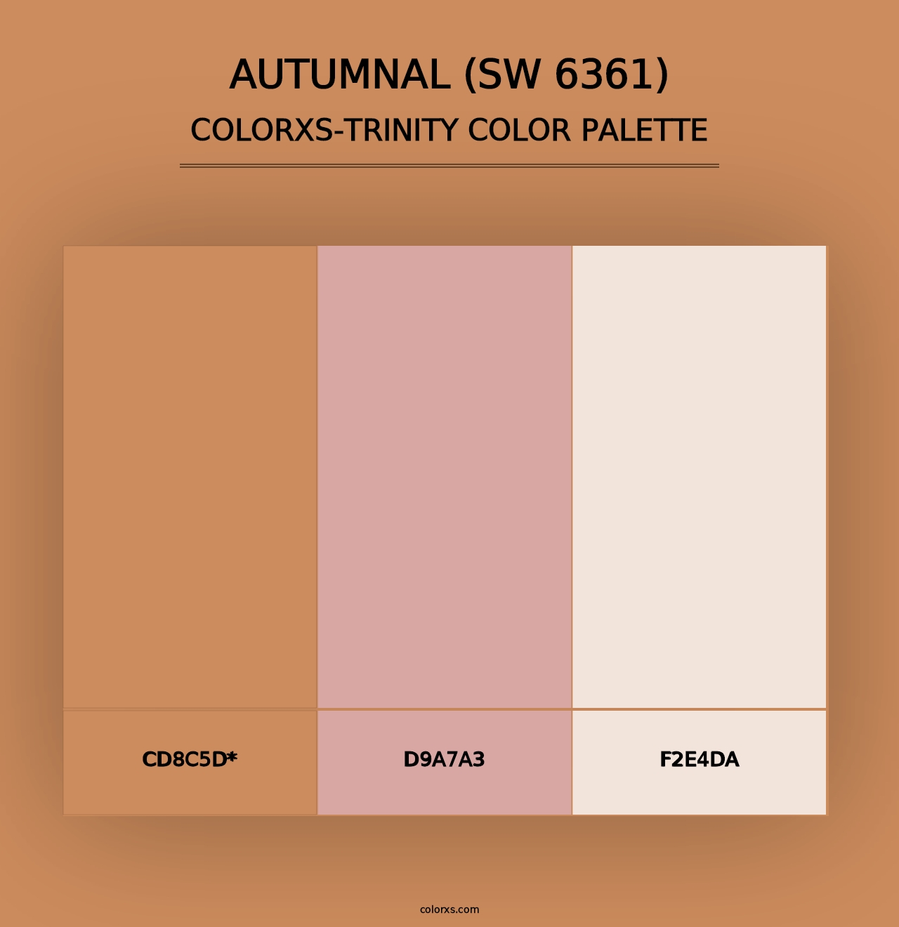 Autumnal (SW 6361) - Colorxs Trinity Palette