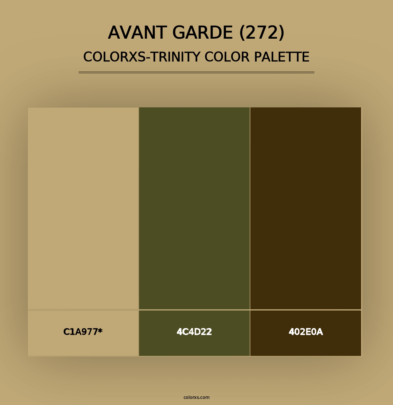 Avant Garde (272) - Colorxs Trinity Palette